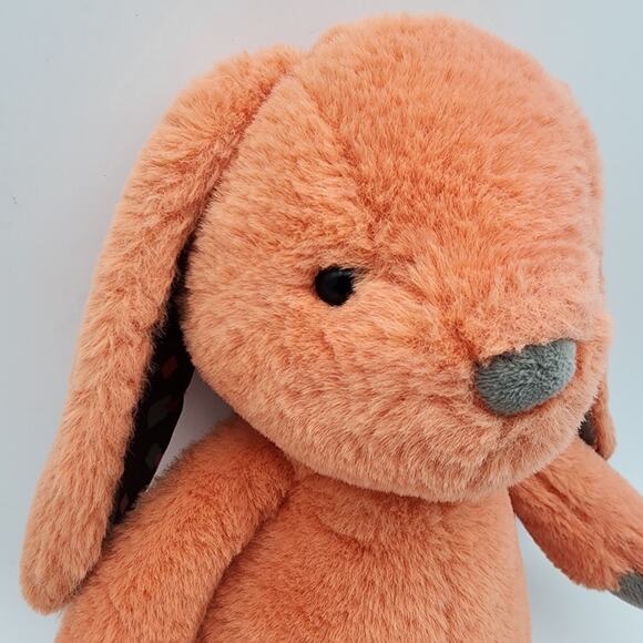B. Softies Bunny Rabbit Plush 12" Coral Cuties Ice Cream Scoops Confetti Ears - Picture 3 of 13